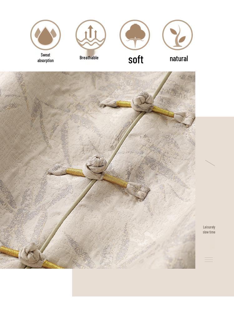 High-End Zen Style Women's Chinese Vest - Autumn Lightweight, Plus Size, Frog Button Design