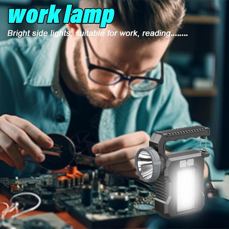 Lanternă LED Portabilă Reîncărcabilă Solară Potrivită pentru Camping, Situații de Urgență, Pană de Curent, Utilizare Interior/Exterior