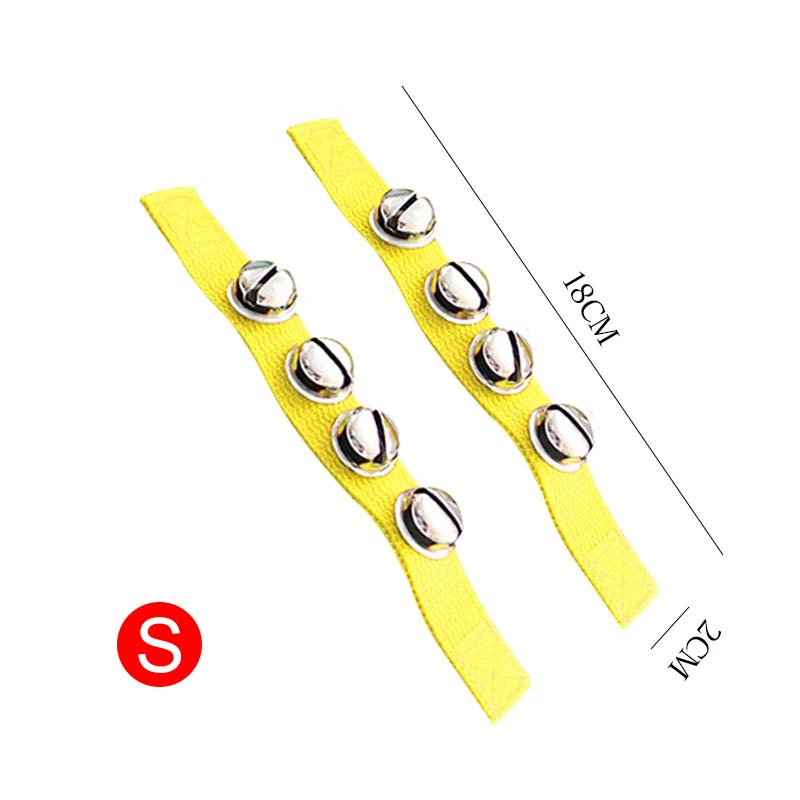 2 peças/conjunto Sino de Pulso Colorido Brinquedo Instrumentos Musicais Adequado para Iniciantes Iluminação Musical Lazer Entretenimento Adereços TMZ