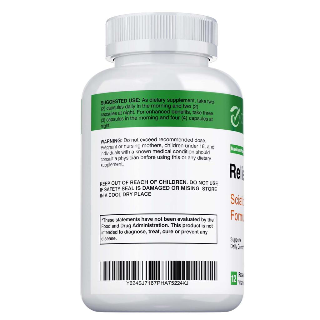 GREVIP Vitamin B Complex, containing alpha-lipoic acid extract, is suitable for adults and is designed to treat sciatic nerve discomfort.