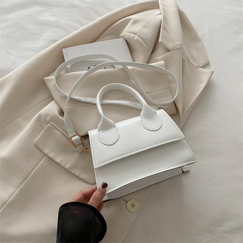 New popular trendy and beautiful messenger bag texture niche design bag women's autumn fashion shoulder small square bag