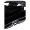 Michael Kors MK Colby Two-Tone New Logo Print Design Fabric Shoulder Bag Medium Women Shoulder Bag Black White 30T5SBAL8J-BLACK