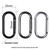 Solid Aluminum Quick Release U-Shaped Backpack Carabiner Hook