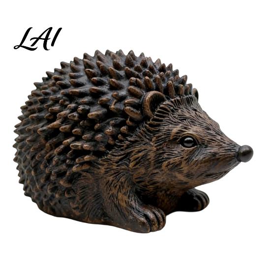 Realistic Hedgehog Home Decor Resin Statue Storage Ornament Waterproof Box for Garden Garden Animal Figurine Indoor Outdoor Landscape Decoration