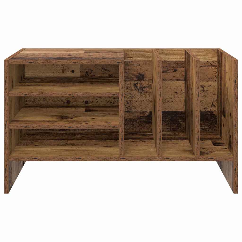Vinyl Record Cabinet Reclaimed Wood Look 78.5 X 35 X 45 Cm Engineered Wood