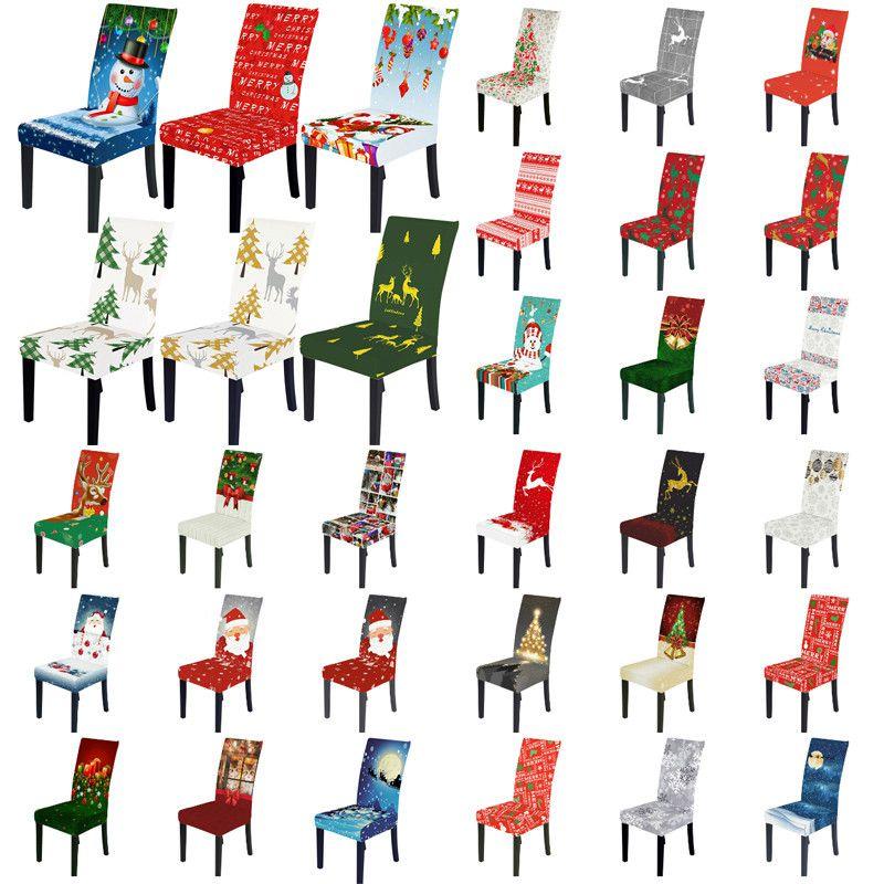 Festive Christmas Chair Cover With Great Elasticity Perfect For Any Furniture