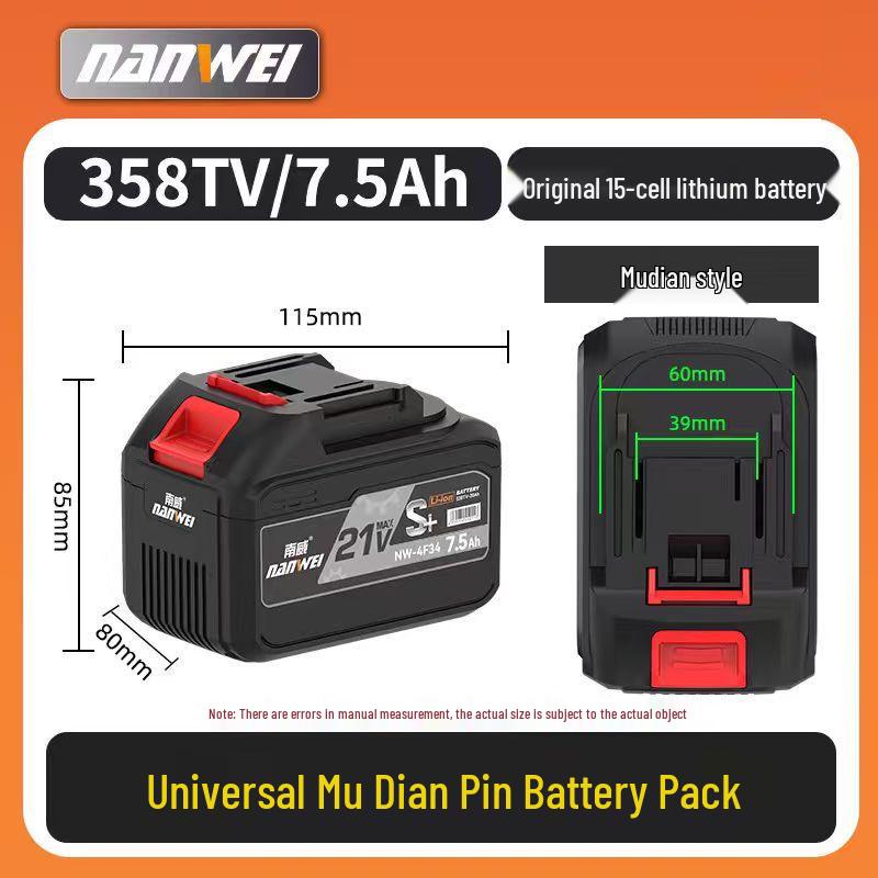 Nanwei 21V Lithium Angle Grinder & Drill Set with Charger & Battery