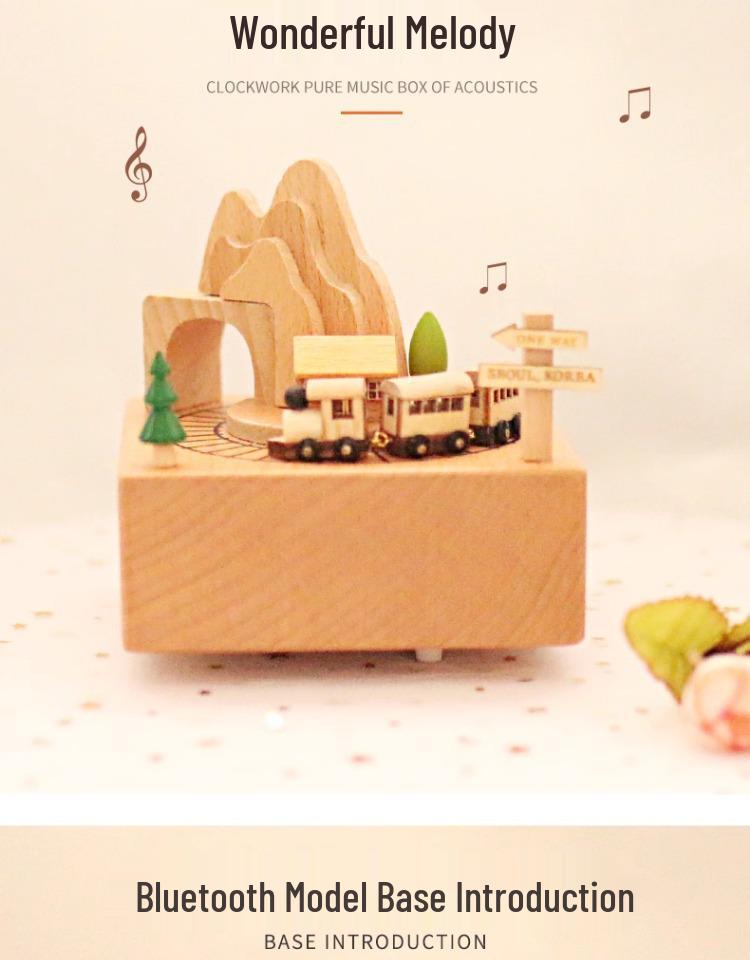 Spring-Wound Birthday Musical Jewelry Box for Girls