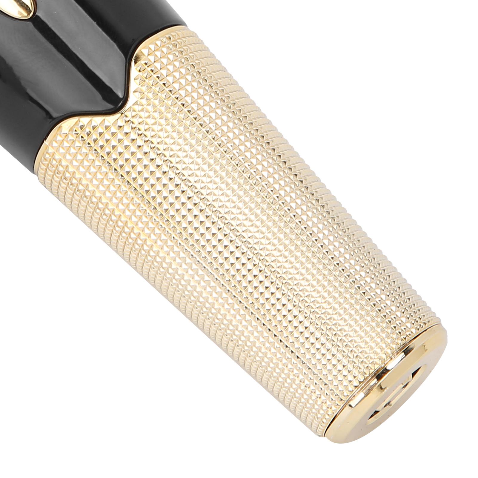 RF Beauty Machine LED Photon Skin Rejuvenation   Current Lifting Firming Massager(Black Gold )