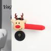 Christmas Party Home Decor Knitted Doorknob Covers, Santa Reindeer Decor, Anti?Slip Protector Sleeves, Door Thermal Handle Covers for Winter Cushion