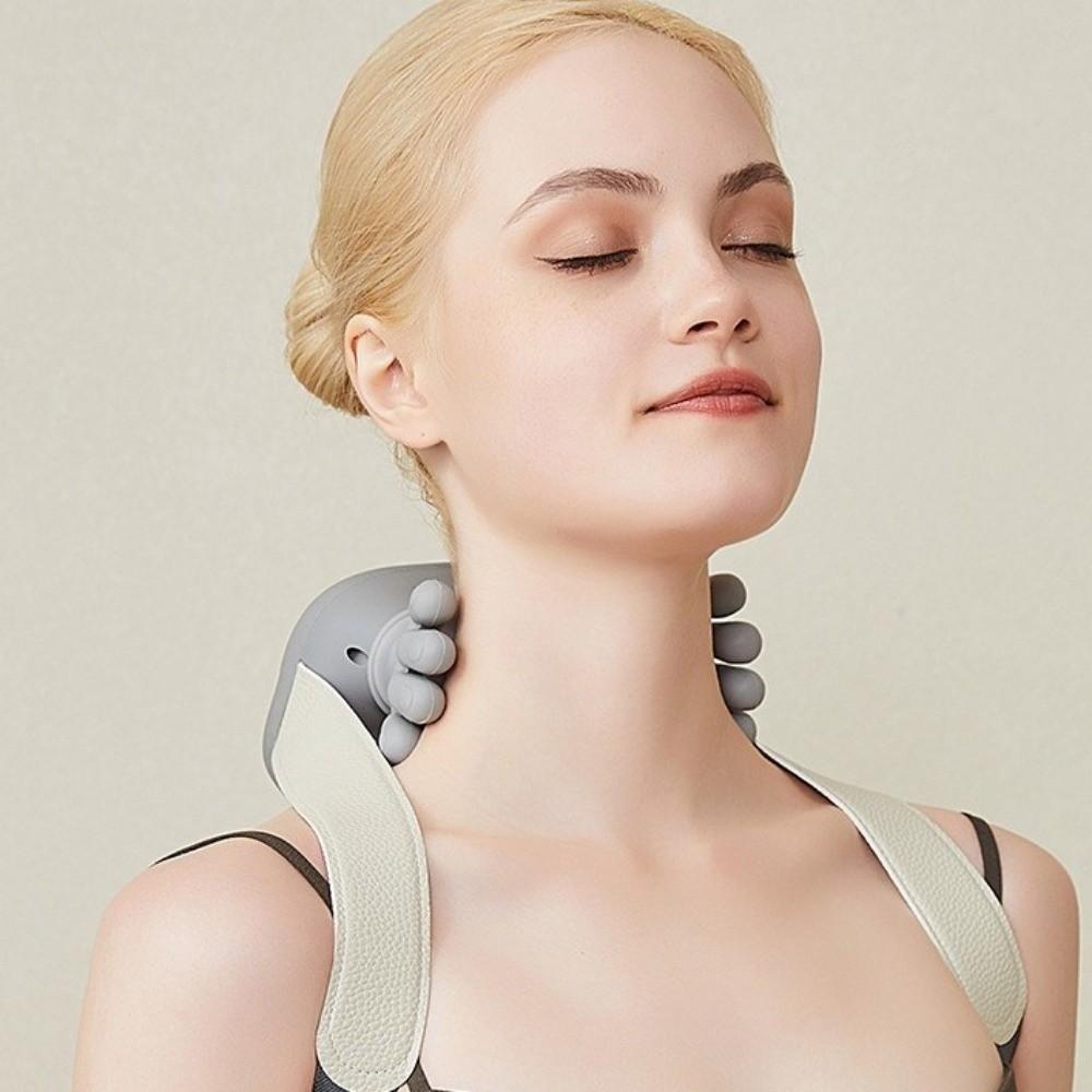 Bionic Finger Neck Shoulder Massager USB Rechargeable Cervical Massage Device  Gifts for Men, Women