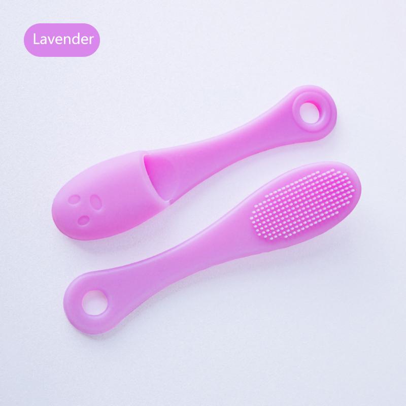 

Силиконовая щетка для носа, очиститель пор для лица, портативная двухсторонняя массажная щетка от черных точек, инструмент для чистки красоты, скраб для носа и лица фиолетовый