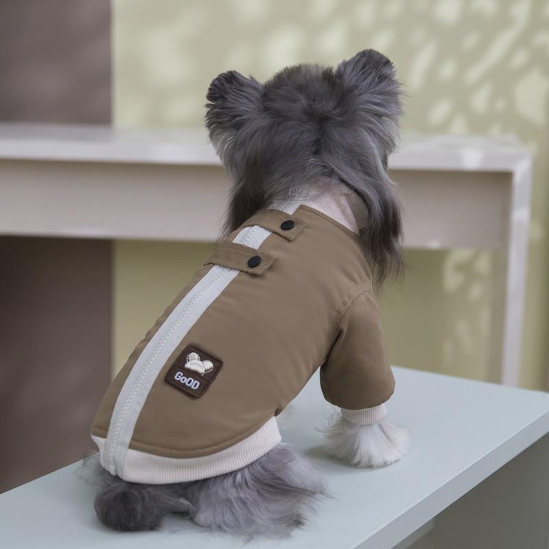 Pet Dog Cotton Blend Coat Small Breeds Casual Two-Leg Outerwear Fall Winter All Season