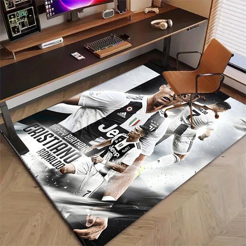 1pc Number 7 Soccer Design Printed Area Rug Carpet for Bedroom Living Room Home Decor Rugs Mat Non Slip Mat Rug for Bedside