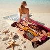 1pc KPop Demon Hunters9 Beach Towel, Comfortable and Thick, and Swimming/Bath/Picnic/Camping Towel, Suitable for Seaside Beaches