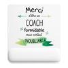 Tapis De Souris - PLANETEE - Merci Coach Inoubliable - 22 X 18 Cm - Surface Lisse Anti‑dérapante - Épaisseur 3 Mm