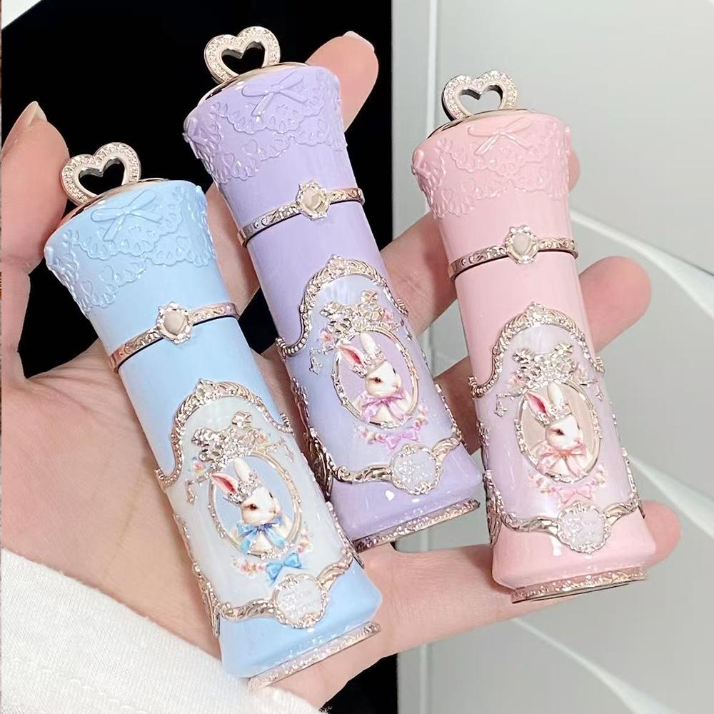 Flower Knows Bonnie Garden New Series Cloud Lip Cream Lipstick Lightweight Colorful Lip Glaze B01 Gray 5 Ballet Rabbit