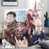 1PC A Silent Voice Print Flannel Blanket, High quality All Seasons, Home Decor, Warmth and Comfort, Perfect for Christmas Gifts