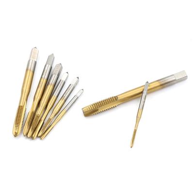M2/M2,5/M3/M3,5/M4/M5/M6/M8 HSS Metrisch Gerade Nut Gewinde Gewindebohrer Stecker Gewindebohrer