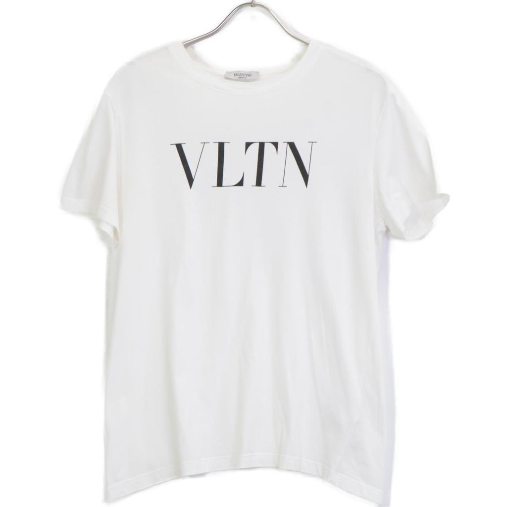 Valentino RV3MG10V3LE White Logo T-shirt Tops XS whiteUsed