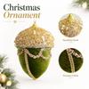 Christmas Foam Glitter, Tree Star and Shaped Hanging Ornaments for Holiday Decorations
