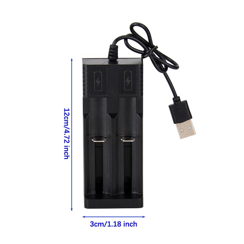 1/2 sloty Smart 18650 Charger Univerzální nabíječka lithiových baterií USB nabíječka