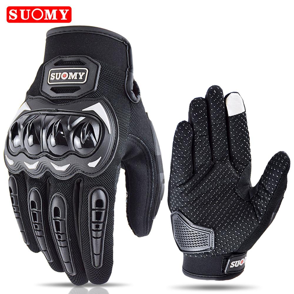 Suomy Lady Pink Motorcycle Gloves Women Summer Mesh Breathable Motocross Motorbike Moto Racing Gloves Touch Screen Gloves Men