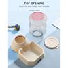 3.8L Automatic Pet Feeder Water Dispenser Dog Cat Auto Feeding Food container Water Bowl Drinking Fountain for Small Middle Dogs