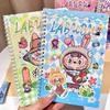 A5 Spiralbuch Cartoon Hoher Wert Farbseite Liniertes Buch Studentennotizbuch Handbuch