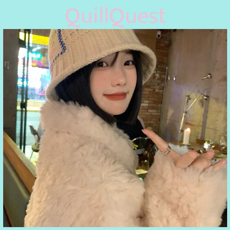 Knit Warm Stylish Bucket Hat For Women Trendy Fisherman Winter Beanie Comfortable Fit