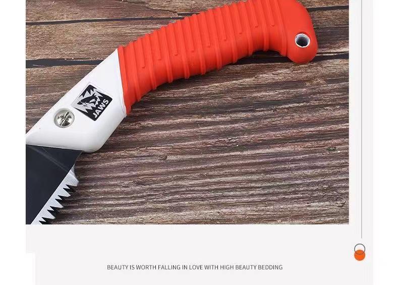 Japanese Great White Shark Hand Saw for Trees and Woodworking - Manual Handheld Saw