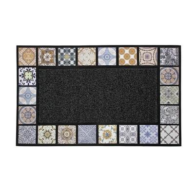 Entrance Mat - Adunivers - 45 X 75 Cm - PVC Relief - 100% CA - Black
