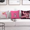Cushion P-Pink Cover Soft Comfortable Pillow Case For Sofa Living Room Cartoon Panthers Home Office Decor Protective Covers