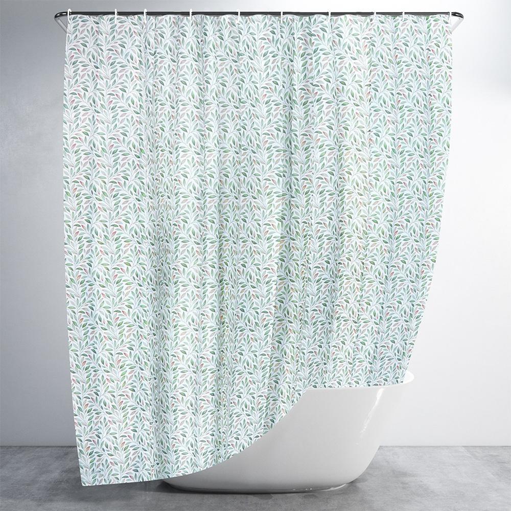 Bathroom Shower Curtain for Bathtub Shower Hooks 180x200 Cm
