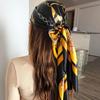 Large Size Satin Bandana Elegant Square Hijab Neckerchief Head Silk Scarf  Daily