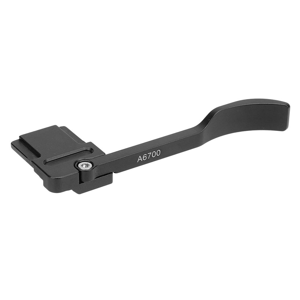 Camera Thumb Handle Foldable Aluminum Alloy Camera Hot Shoe Thumb Support for A6700 Grey