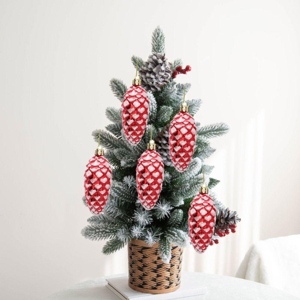 5 Stück Dekorative Weihnachtsbaumschmuck Kleine Weihnachtskugel Feste