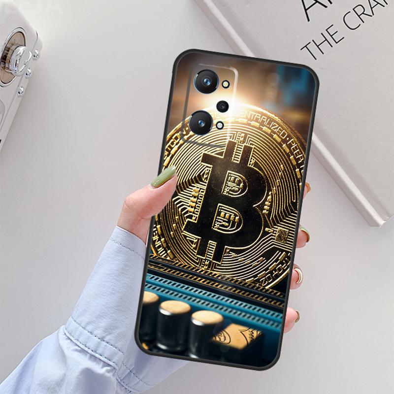 Bitcoin BTC For Realme 11 10 12 13 14 Pro Plus GT 5 6 6T GT7 Pro C67 C61 C53 C51 C21Y C25S C55 C75 Case
