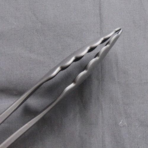 Nagao Tsubame-Sanjo Mini Tongs, Black, 21.8cm, 66 Nylon, Made in Japan