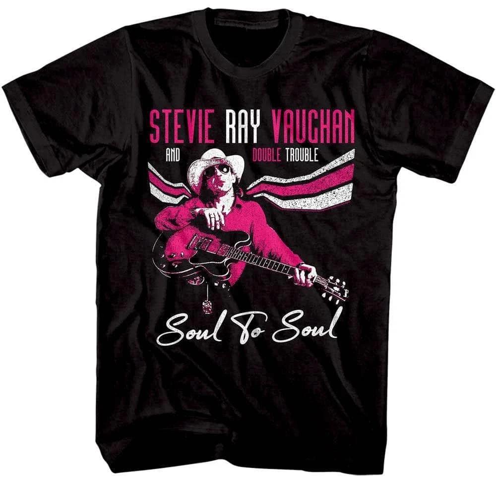 Мужская футболка Stevie Ray Vaughan Soul to Soul L