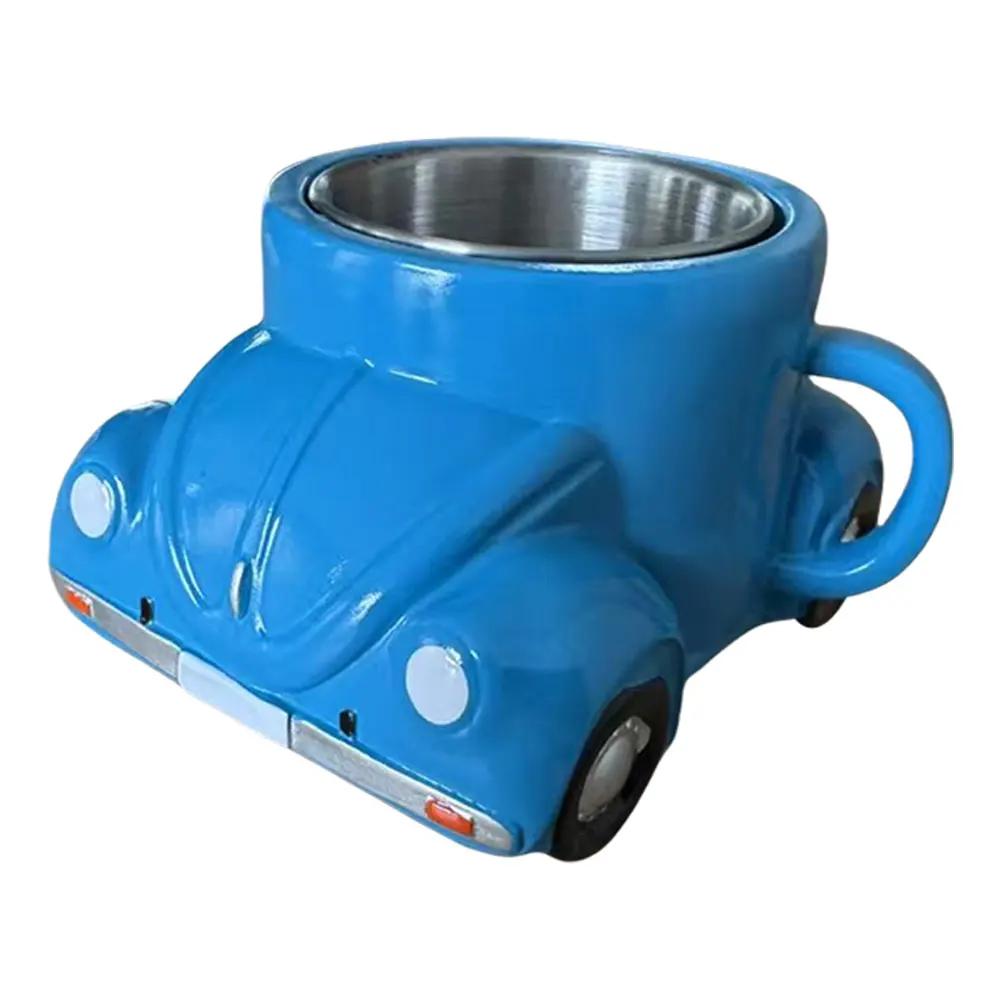 150ml Creative Coffee Mug Car Shaped Heat Resist Funny Coffee Cup Novelty Drinkware Mens Birthday Gifts for Home Offfice Decor