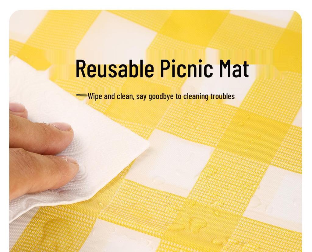 Portable Waterproof & Sand-Resistant Picnic Mat for Beach, Camping & Festivals
