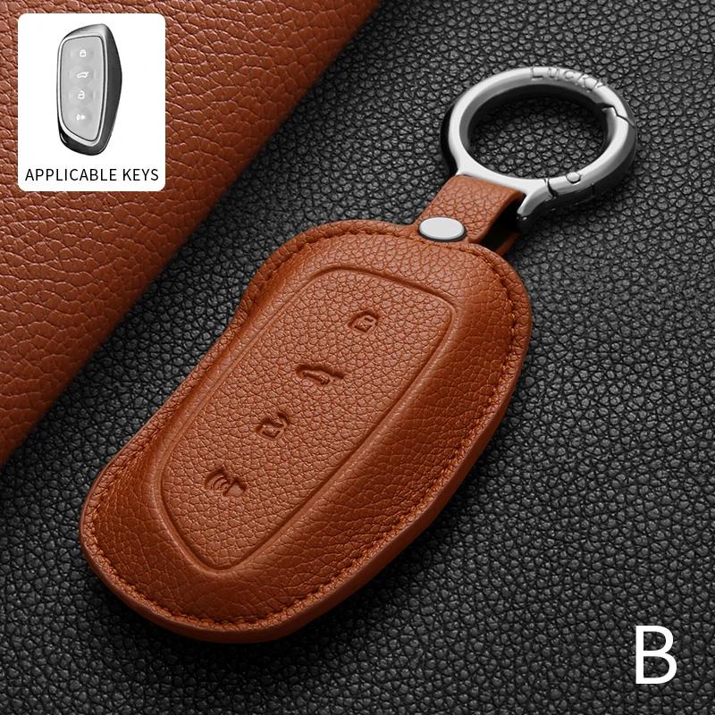 Car Smart Key Case For Great Wall Haval Jolion Joico Jollein F7 H6 H3 H9 Jolyon F7H Dargo Remote Key Cover Fob Holder Keychain