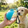 Yürüyüş Köpek Su Şişesi Evcil Hayvan Sızdırmaz Taşınabilir Top Katlanabilir Silikon Kase ile 10oz Hafif Dağıtıcı Seyahat Kampı Dış Mekan Kullanımı İçin