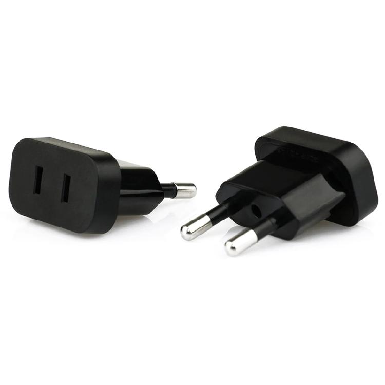 250V Power Plug Adapter US To EU Euro Europe Plug Power Plug Converter Socket
