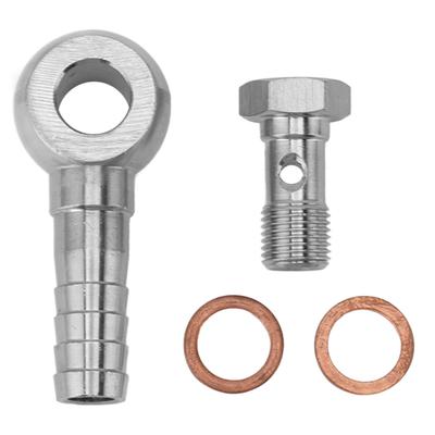 Brake Banjo Bolt M10x1.0 To 1 4 In Brake Line Banjo Bolt Adapter With Washers for Pipeline Connections
