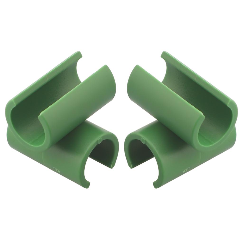 50pcs Plant Trellis Connector Clip Stake Clips For Fixed Garden Frame Rod Garden Supplies Plant Cages Supports PP Connectors