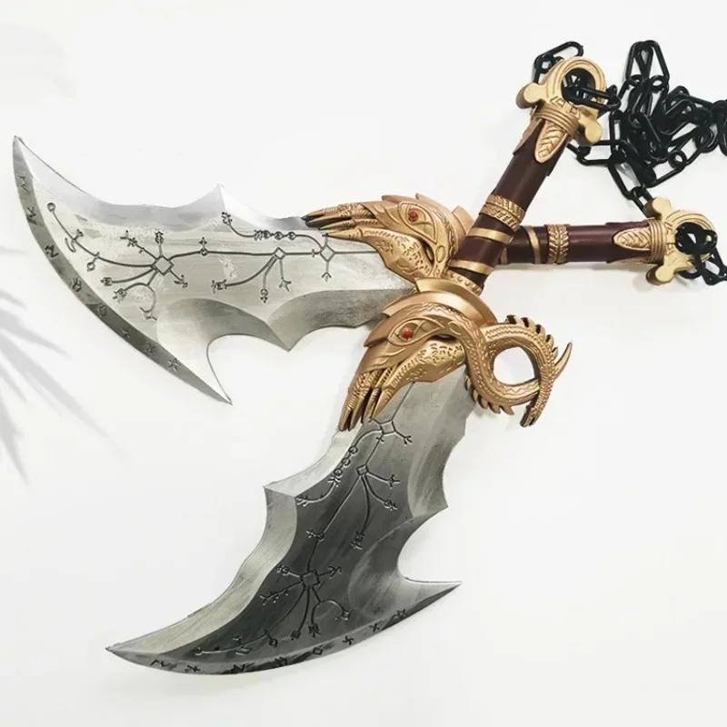 92cm Kratos Axe Katana God of War 4 Cosplay Prop Athena Leviathan Blade Sword Chaos Real Size Japanese Katana Samurai Sabre Toy