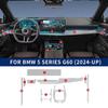For BMW 5 Series i5 G60 2024 2025 2026 TPU Screen Car Anti Scratch Refit Set Interior PPF Center Console Clear Protective Film