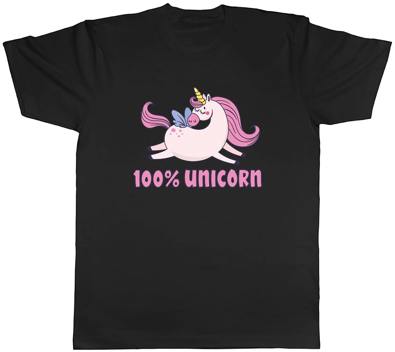 100% Unicorn Celebrating Unicorn Day Mens T-Shirt Tee Gift Top XXXXL